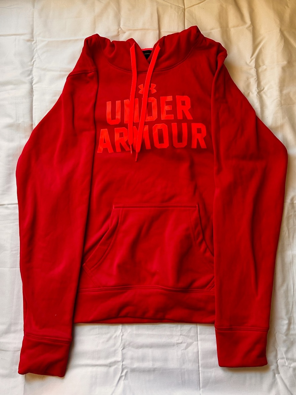 Under Armour Red Men's Crewneck Pullover Sweatshirt